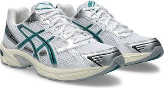 Asics Sneaker ASICS GEL-1130, Damen, Gr. 36, weiss (wei&szlig;, rainy lake), Leder, Synthetik, Schuhe Sneaker