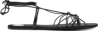 Saint Laurent Babylone Sandalen - Dames - Sandalen - Zwart - 36 EU - Leer - Schoenen