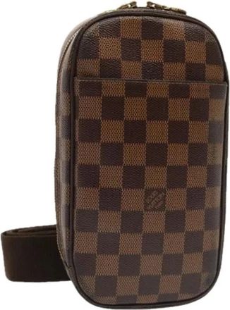 Louis Vuitton Pre-owned Cross Body Bags, female, Brown, Size: ONE SIZE Pre-owned Pochette Gange