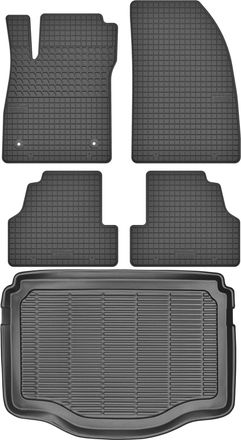OEM Chevrolet Trax Crossover 2013 Set - Alfombrillas De Goma Para Coche + Alfombrilla Para Maletero