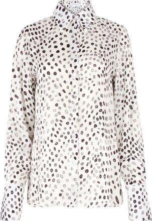 Nina Ricci Camicia a pois - Bianco