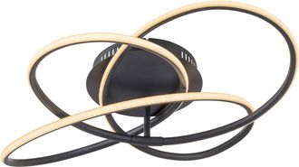 Globo Lighting Plaf&oacute;n - Panda - Negro - Metal - &Oslash; 60cm - Led - 67201s-30 - Globo