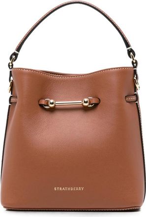 Strathberry Mini Corda Bucket Leather Tote Bag