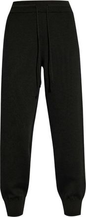 Burberry Logo Embroidered Knitted Track Pants, Size XX-Small