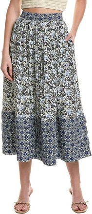 Area Stars Blue Vine Skirt