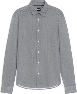 HUGO BOSS Overhemden > Nette Overhemden - Heren - Zakelijke Overhemden - Blauw - M - Overhemden