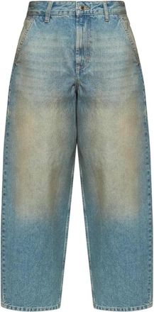 Silvian Heach Jeans Wide Fit Slavato - Dames - Loose Fit Jeans - Blauw - W28 - Katoen - Jeans