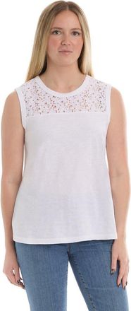 Wilt Shell with Lace Yoke Top in White at Nordstrom, Size X-Small
