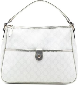 Gucci Pre-owned Shoulder Bags, female, White, Size: ONE SIZE Pre-owned Hobo Bag