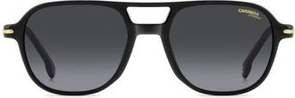 Carrera CA 392/S 54mm Square Sunglasses in Black/dark Grey Sf at Nordstrom