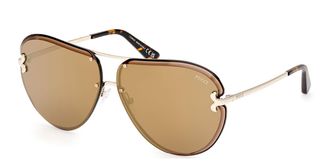 Pucci Emilio Pucci EP0217 32G Womens Sunglasses Gold Size 66