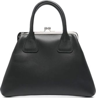 Comme Des Gar&ccedil;ons Borsa tote in pelle - Nero