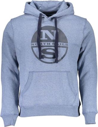 North Sails Hooded Sweatshirt - Heren - Hoodies - Blauw - M - Katoen - Hoodies & sweatvesten