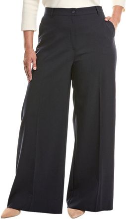Marina Rinaldi Plus Gustavo Long Wool-Blend Trouser