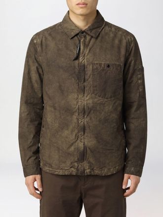 C.P. Company C. P. COMPANY Technical Fabric Shirt Jacket with Zip Closure and Pockets