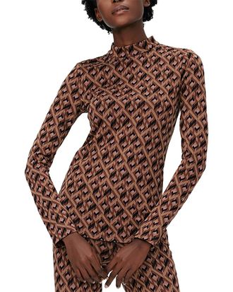 Diane Von Fürstenberg Diane Von Furstenberg Birdie Wool-Blend Top