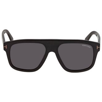 Tom Ford Thor Smoke Rectangular Mens Sunglasses FT0777-N 01A 56