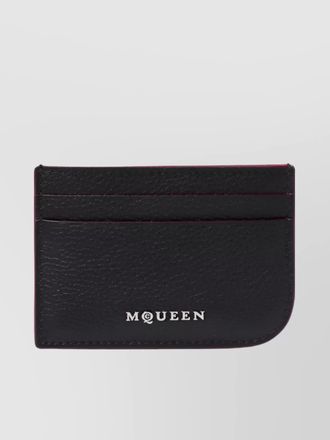 Alexander McQueen leather card holder