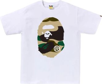 A Bathing Ape 1st Camo T-shirt met grafishe cprint - Wit