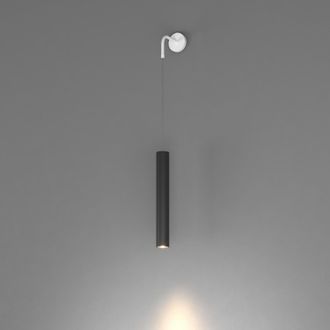 Top-Light Applique Industrial-minimal Xeana Metallo Bianco Nero 1 Luce Gu10