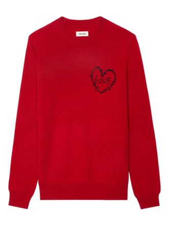 Zadig&Voltaire Kendy wired-heart sweater