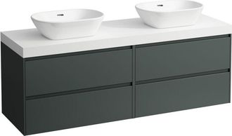 Laufen Laufen - Lani Encimera De Lavabo Blanco Mate Incl. Mueble Bajo, 1