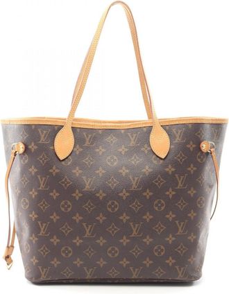 Louis Vuitton Brown Coated Canvas Pvc Monogram Leather Handbag Tote Bag (Pre-Owned)