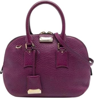 Burberry Borsa Bowling Pre-owned Orchard - - Pre-owned - Donna - Viola - ONE SIZE