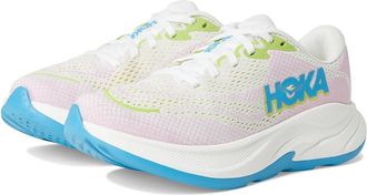Hoka One One Rincon 4 Womens Running Shoes Frost/Pink Twilight : 10.5 B - Medium, Canvas