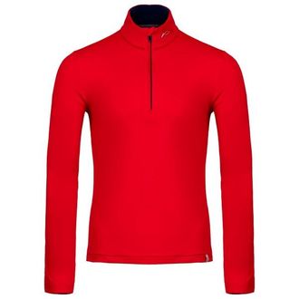 Kjus Feel Midlayer Half-Zip Skiunterw&auml;sche f&uuml;r Herren | rot