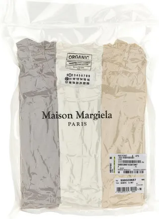 Maison Margiela Multicolor Pack of 3 cotton t-shirts