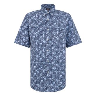 Paul & Shark Short Sleeve Shirt - male - Paul & Shark - Short Sleeve Shirts - Blue - 2XL - Shirts