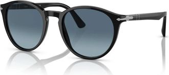 Persol Stijlvolle herenzonnebril voor de zomer - Heren - Zonnebrillen - Zwart - 49 MM - Accessoires