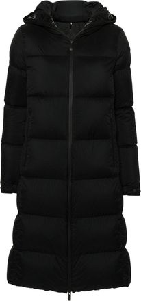 Moncler Arredoun padded coat - women - Goose Down/Polyamide/Goose Feather/Polyester - 3 - Black