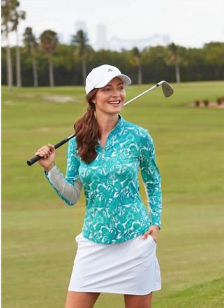 Cabana Life 1/4 Zip Sport Top In St. Pete