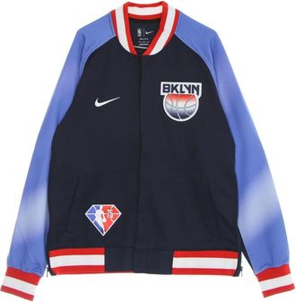 Nike Brooklyn Nets Lichtgewicht V-hals Sweatshirt - Heren - Fitness - Veelkleurig - M - Polyester - Fitness