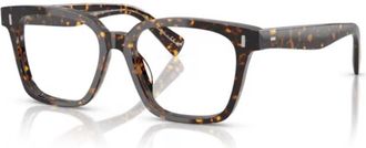 Oliver Peoples 0ov5568u Tortoiseshell Square Frame Eyeglasses with Bold Acetate Design