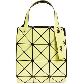 Bao Bao Issey Miyake Carat Top Handle Bag in Yellow at Nordstrom