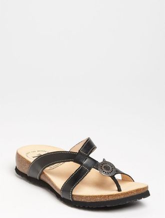 Think Julia Sandal in Black Nappa at Nordstrom, Size 10-10.5Us