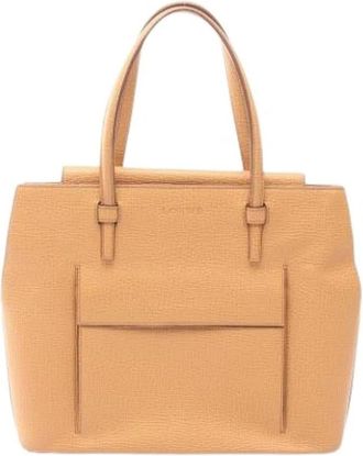 Loewe Pre-owned Tote Bag - Dames - Vintage Shopper - Beige - ONE Size - Leer - Vintage