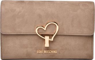 Love Moschino Bolso de mano efecto ante - Bags - Mujer - Beige - ONE SIZE