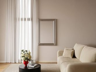Vente-Unique Rectangular Metal Wall Mirror - W. 80 X H. 120 Cm - Chrome - BORAYA in Silver