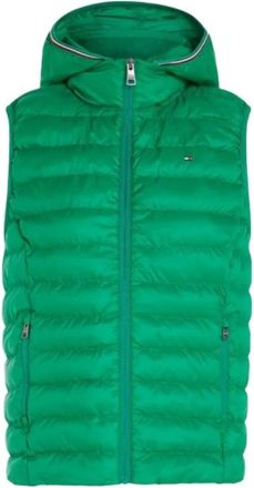 Tommy Hilfiger Vests - Dames - Bodywarmers - Groen - 2XS - Polyester - Jassen