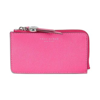 Tory Burch Tory Burch, Wallets & Cardholders, female, Pink, Size: ONE SIZE Romy Zip Card Case