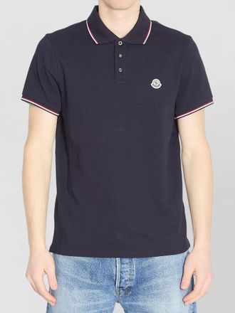 Moncler cotton piqu&eacute; regular-fit polo shirt
