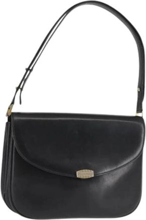 Bally Pre-owned Shoulder Bag - unisex - Vintage Schoudertas - Zwart - ONE Size - Leer - Vintage