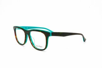 Calvin Klein Unisex Ck5933 Square Eyeglasses In Brown Green