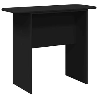 vidaXL Mesa Consola Negro 93 X 40 X 75 Cm Madera De Ingenier&iacute;a Vidaxl