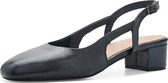 Trotters Dottie High Womens Heels Navy : 10.5 WW (EE), Leather