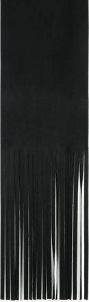 Sportmax Sportmax Long Scarf With Avocado Fringes In Black Virgin Wool